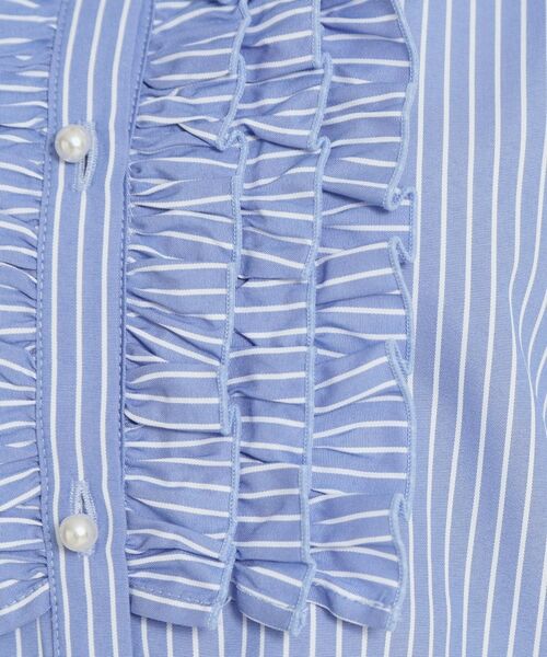 Couture Brooch / クチュールブローチ シャツ・ブラウス | 【通勤・着映え】ストライプ フリルブラウス | 詳細21