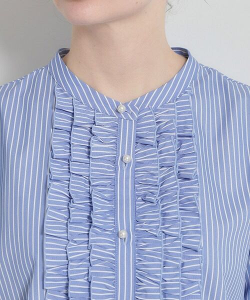 Couture Brooch / クチュールブローチ シャツ・ブラウス | 【通勤・着映え】ストライプ フリルブラウス | 詳細26