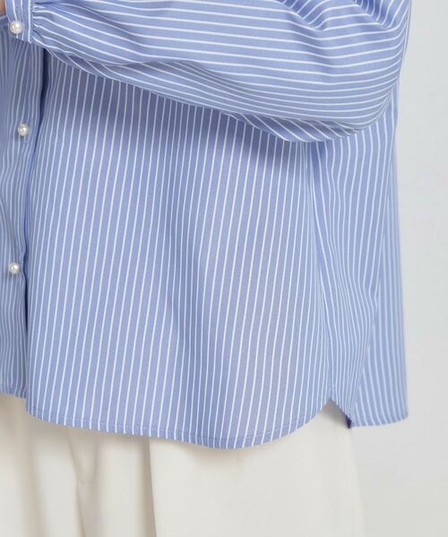 Couture Brooch / クチュールブローチ シャツ・ブラウス | 【通勤・着映え】ストライプ フリルブラウス | 詳細28