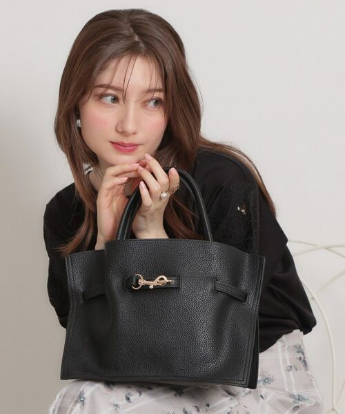 Couture Brooch / クチュールブローチ トートバッグ | 巾着付き2wayトートバッグ（ブラック(019)）