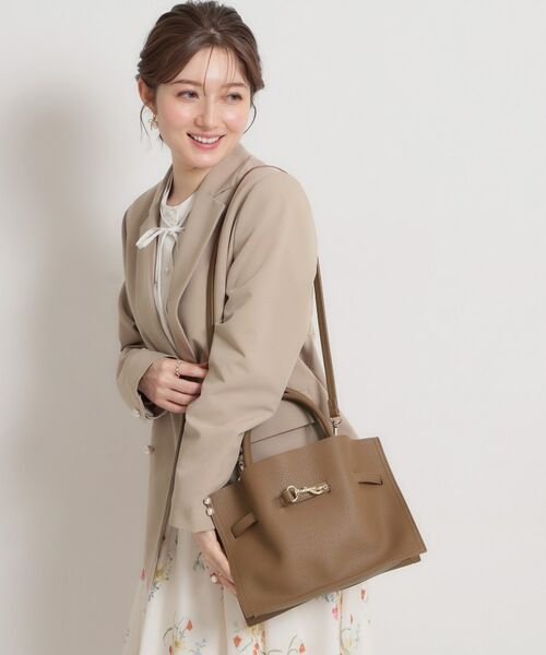 Couture Brooch / クチュールブローチ トートバッグ | 巾着付き2wayトートバッグ（ブラウン(043)）