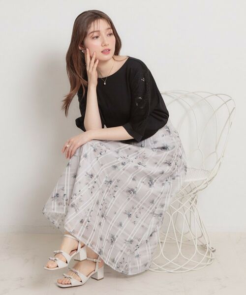 Couture Brooch / クチュールブローチ カットソー | 60シルケットエンブロドルマントップス | 詳細10