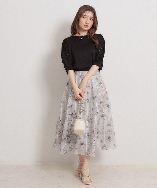 Couture Brooch / クチュールブローチ カットソー | 60シルケットエンブロドルマントップス | 詳細11