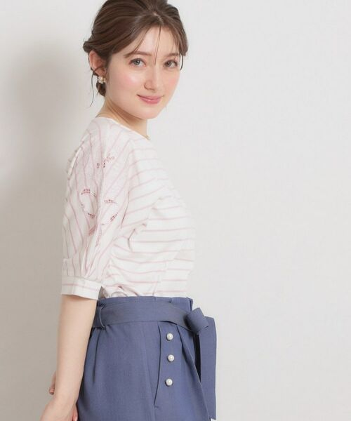 Couture Brooch / クチュールブローチ カットソー | 60シルケットエンブロドルマントップス | 詳細22