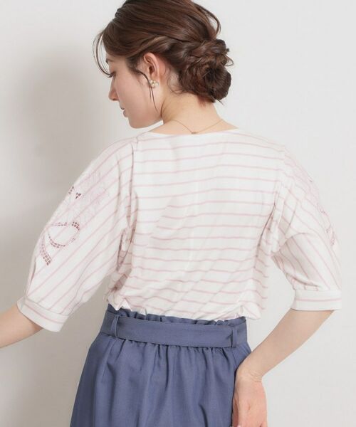 Couture Brooch / クチュールブローチ カットソー | 60シルケットエンブロドルマントップス | 詳細23