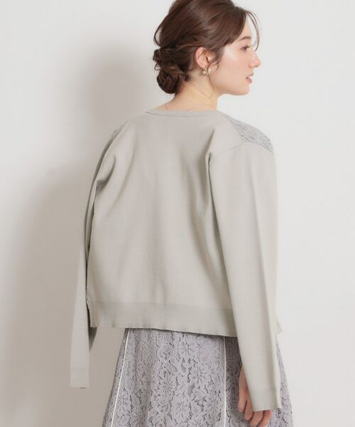 Couture Brooch / クチュールブローチ カーディガン・ボレロ | コードレースカーディガン | 詳細12