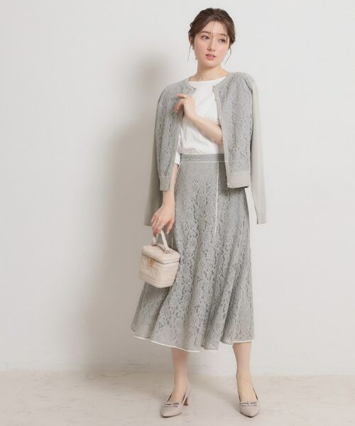 Couture Brooch / クチュールブローチ カーディガン・ボレロ | コードレースカーディガン | 詳細13
