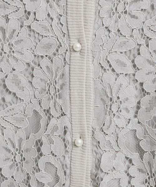 Couture Brooch / クチュールブローチ カーディガン・ボレロ | コードレースカーディガン | 詳細15