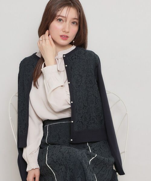 Couture Brooch / クチュールブローチ カーディガン・ボレロ | コードレースカーディガン | 詳細19