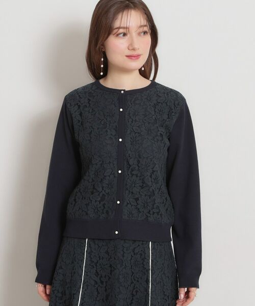 Couture Brooch / クチュールブローチ カーディガン・ボレロ | コードレースカーディガン | 詳細24