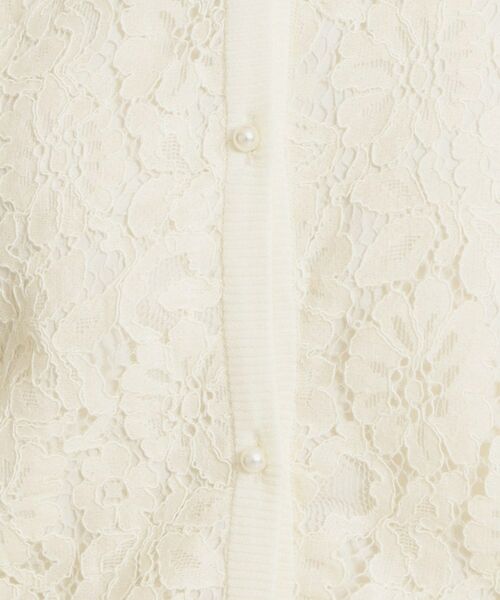 Couture Brooch / クチュールブローチ カーディガン・ボレロ | コードレースカーディガン | 詳細7
