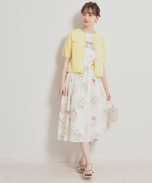 Couture Brooch / クチュールブローチ カーディガン・ボレロ | ビジューボタンカーディガン | 詳細11