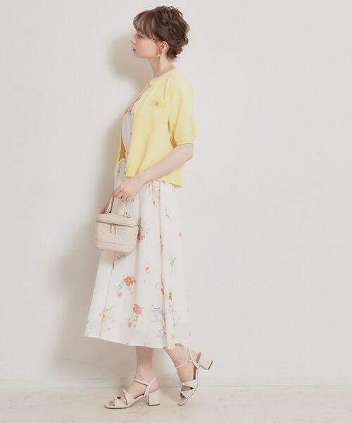 Couture Brooch / クチュールブローチ カーディガン・ボレロ | ビジューボタンカーディガン | 詳細12