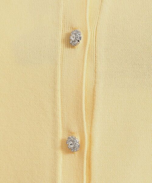 Couture Brooch / クチュールブローチ カーディガン・ボレロ | ビジューボタンカーディガン | 詳細14