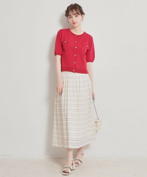 Couture Brooch / クチュールブローチ カーディガン・ボレロ | ビジューボタンカーディガン | 詳細19