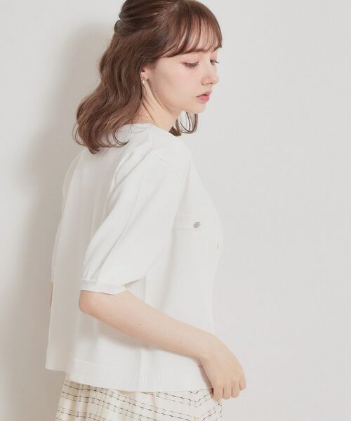 Couture Brooch / クチュールブローチ カーディガン・ボレロ | ビジューボタンカーディガン | 詳細3