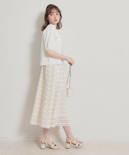 Couture Brooch / クチュールブローチ カーディガン・ボレロ | ビジューボタンカーディガン | 詳細5