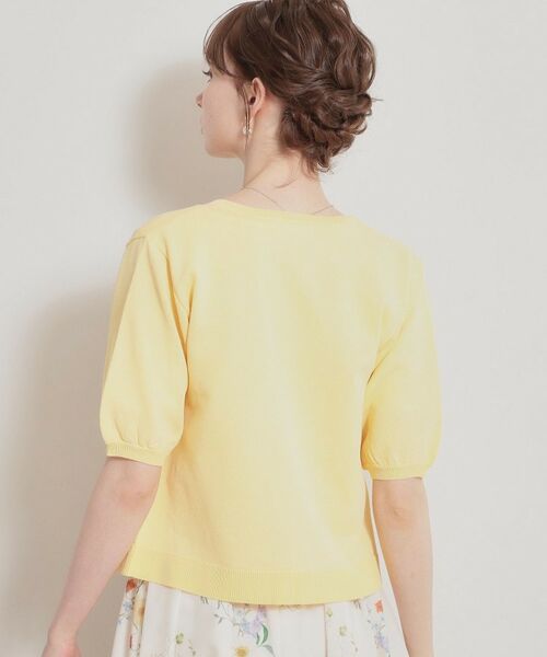 Couture Brooch / クチュールブローチ カーディガン・ボレロ | ビジューボタンカーディガン | 詳細9