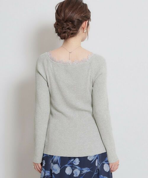 Couture Brooch / クチュールブローチ カーディガン・ボレロ | 前後2WAY衿レースカーディガン | 詳細22