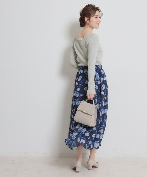 Couture Brooch / クチュールブローチ カーディガン・ボレロ | 前後2WAY衿レースカーディガン | 詳細7