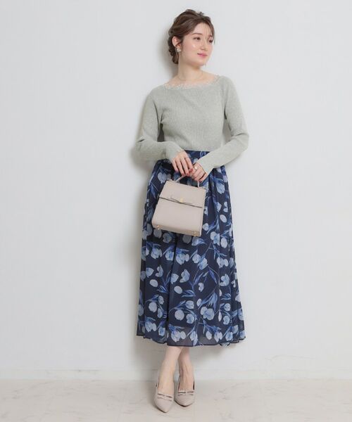 Couture Brooch / クチュールブローチ カーディガン・ボレロ | 前後2WAY衿レースカーディガン | 詳細8