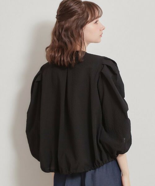 Couture Brooch / クチュールブローチ レザーブルゾン・ジャケット | カラミタンブラーノーカラーブルゾン | 詳細10