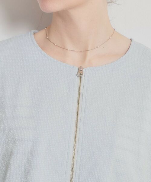 Couture Brooch / クチュールブローチ レザーブルゾン・ジャケット | カラミタンブラーノーカラーブルゾン | 詳細26