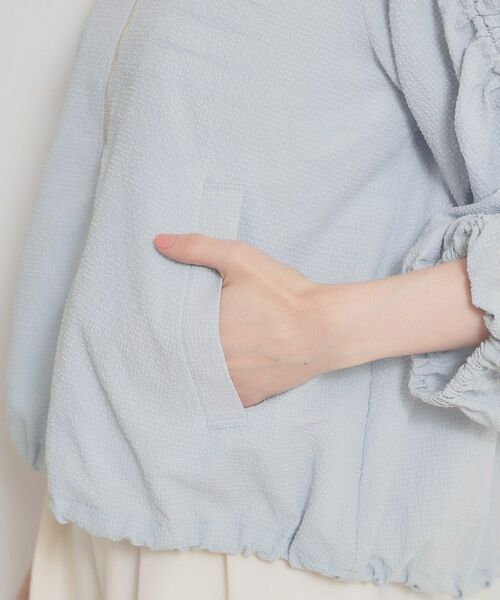 Couture Brooch / クチュールブローチ レザーブルゾン・ジャケット | カラミタンブラーノーカラーブルゾン | 詳細28