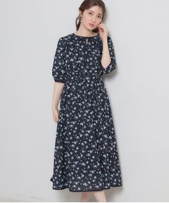 Couture Brooch / クチュールブローチ ロング・マキシ丈ワンピース | 水彩フラワーワンピース