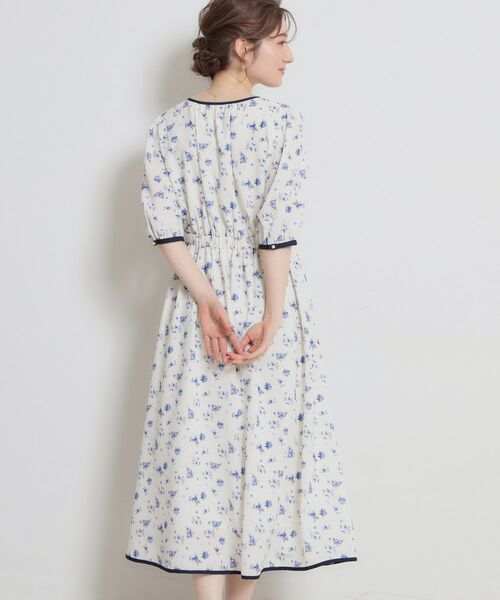 Couture Brooch / クチュールブローチ ロング・マキシ丈ワンピース | 水彩フラワーワンピース | 詳細10