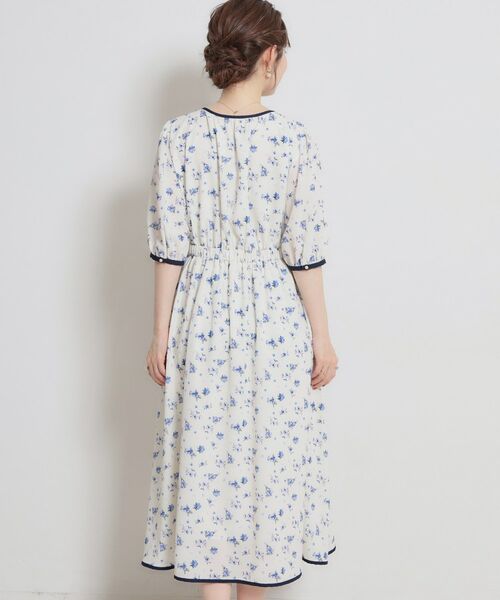 Couture Brooch / クチュールブローチ ロング・マキシ丈ワンピース | 水彩フラワーワンピース | 詳細17