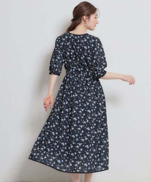 Couture Brooch / クチュールブローチ ロング・マキシ丈ワンピース | 水彩フラワーワンピース | 詳細3