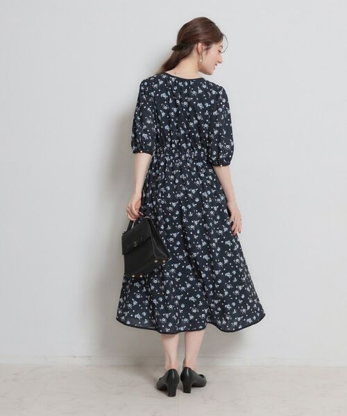 Couture Brooch / クチュールブローチ ロング・マキシ丈ワンピース | 水彩フラワーワンピース | 詳細6