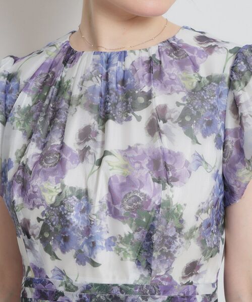 Couture Brooch / クチュールブローチ ロング・マキシ丈ワンピース | 【洗える・着映え】オーガンフルールワンピース | 詳細30