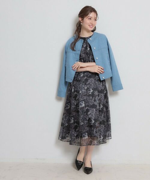 Couture Brooch / クチュールブローチ ロング・マキシ丈ワンピース | オーガンフルールワンピース | 詳細7