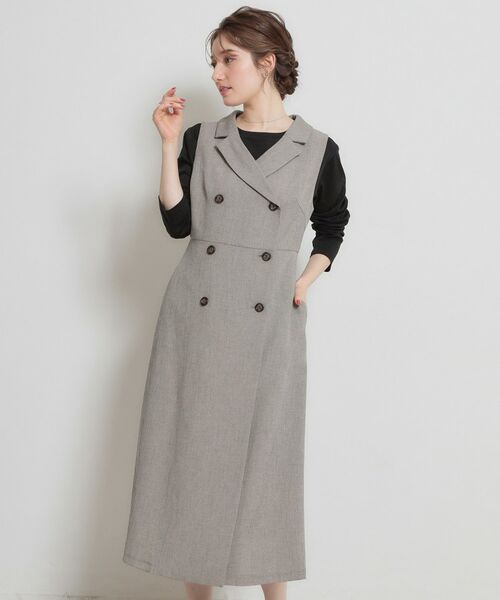 Couture Brooch / クチュールブローチ ロング・マキシ丈ワンピース | リネンライクサマツイワンピース | 詳細10