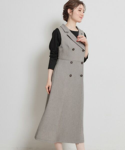 Couture Brooch / クチュールブローチ ロング・マキシ丈ワンピース | リネンライクサマツイワンピース | 詳細11