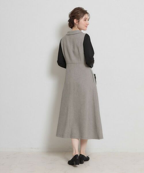 Couture Brooch / クチュールブローチ ロング・マキシ丈ワンピース | リネンライクサマツイワンピース | 詳細15