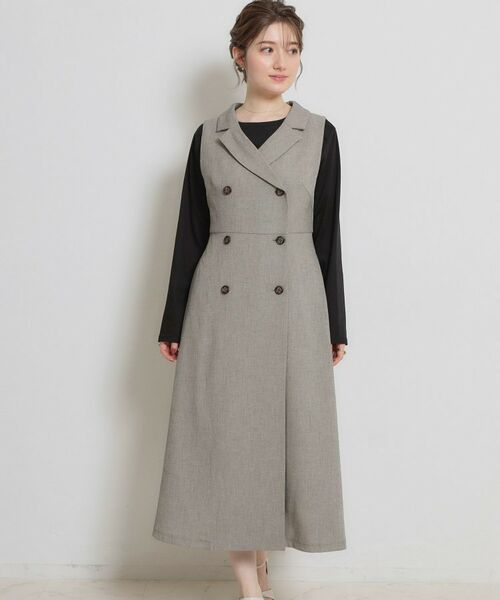 Couture Brooch / クチュールブローチ ロング・マキシ丈ワンピース | リネンライクサマツイワンピース | 詳細17