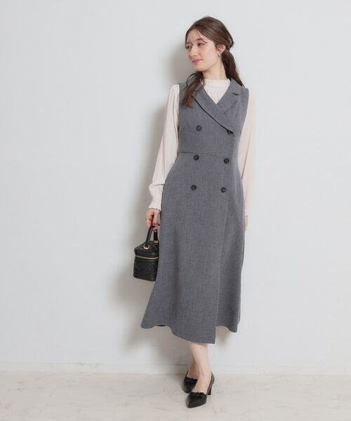 Couture Brooch / クチュールブローチ ロング・マキシ丈ワンピース | リネンライクサマツイワンピース | 詳細2