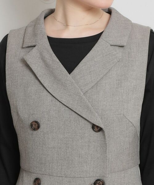 Couture Brooch / クチュールブローチ ロング・マキシ丈ワンピース | リネンライクサマツイワンピース | 詳細20