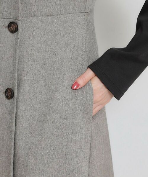 Couture Brooch / クチュールブローチ ロング・マキシ丈ワンピース | リネンライクサマツイワンピース | 詳細22