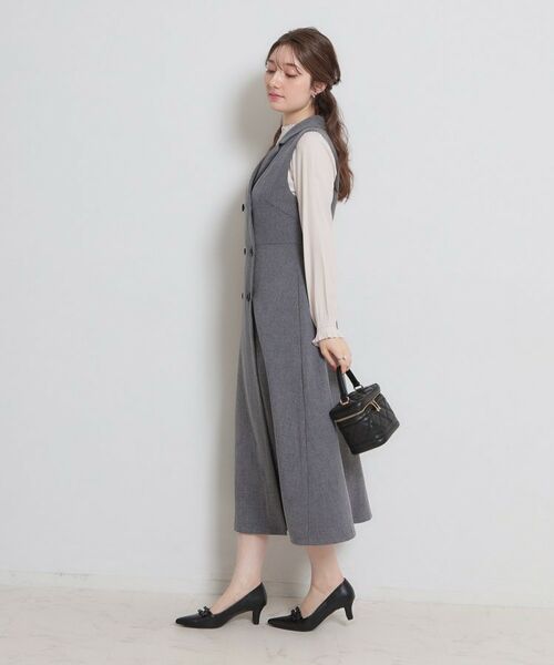 Couture Brooch / クチュールブローチ ロング・マキシ丈ワンピース | リネンライクサマツイワンピース | 詳細3