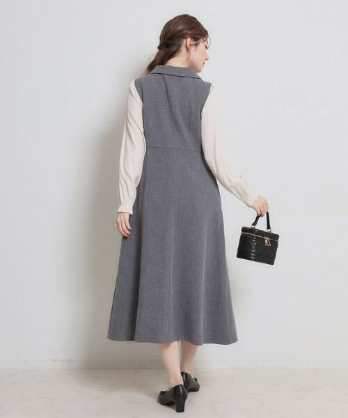 Couture Brooch / クチュールブローチ ロング・マキシ丈ワンピース | リネンライクサマツイワンピース | 詳細4