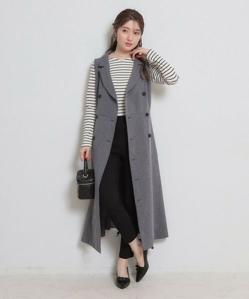 Couture Brooch / クチュールブローチ ロング・マキシ丈ワンピース | リネンライクサマツイワンピース | 詳細8