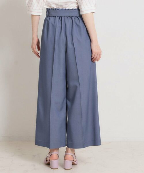 Couture Brooch / クチュールブローチ パンツ | マリン風アソート釦シャンブレーワイドパンツ | 詳細17