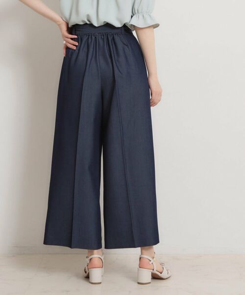 Couture Brooch / クチュールブローチ パンツ | マリン風アソート釦シャンブレーワイドパンツ | 詳細24