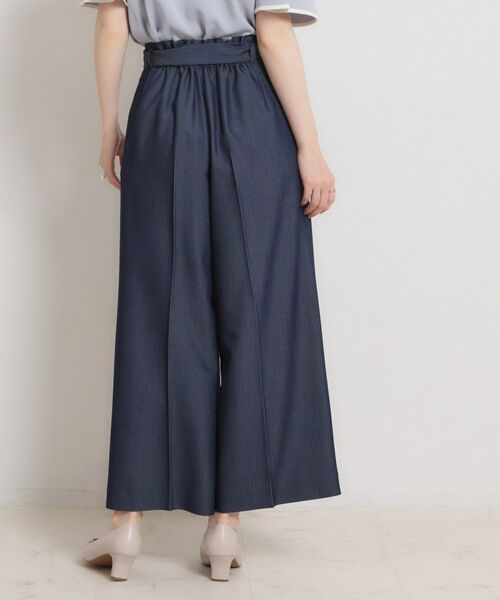 Couture Brooch / クチュールブローチ パンツ | マリン風アソート釦シャンブレーワイドパンツ | 詳細9