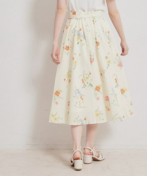 Couture Brooch / クチュールブローチ ロング・マキシ丈スカート | パレットボイル細リボン付きスカート | 詳細17