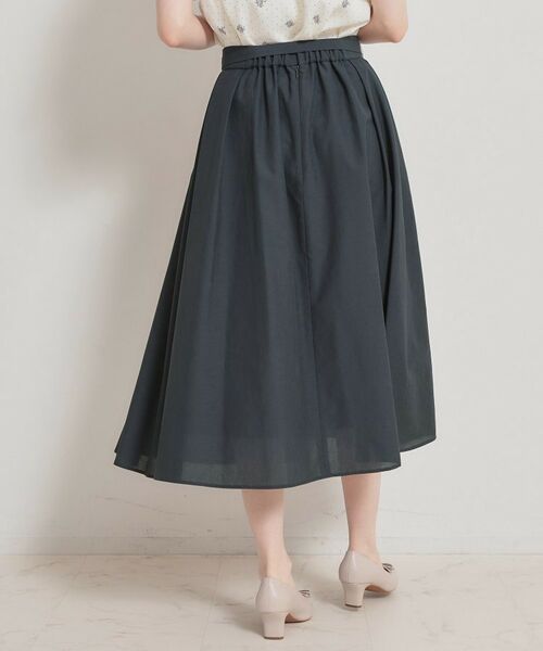 Couture Brooch / クチュールブローチ ロング・マキシ丈スカート | パレットボイル細リボン付きスカート | 詳細23